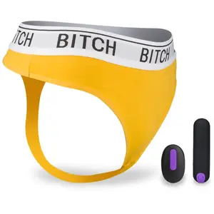 Culotte string avec stimulateur vibrant télécommandé Vibromasseur pour... pas cher