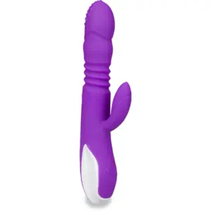 LOVE AND VIBES Vibromasseur rabbit va-et-vient rotatif et chauffant Hermann