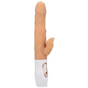 LOVE AND VIBES Vibromasseur rabbit chauffant 7 modes Satisfaction pas cher