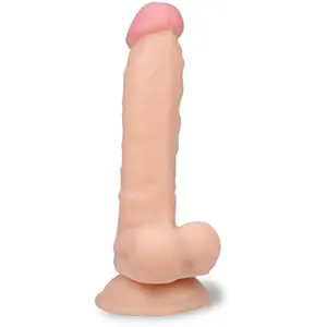 LOVE AND VIBES Gode godemichet ventouse ultra soft 14,0cm Axel gode vaginal ou anal homme ou femmeVendu parlove-and-vibes