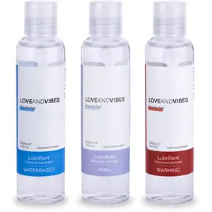 Trio de lubrifiants LOVE AND VIBES 150ml pas cher