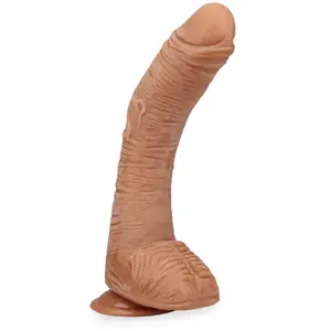 Gode godemichet ventouse courbé réaliste XXL gode vaginal ou anal homm...