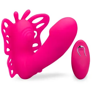 Culotte vibrante papillon clitoris et point G percussions et vibration... pas cher