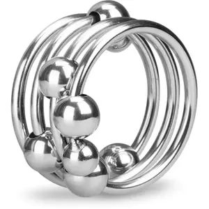 LOVE AND VIBES Anneau pénis ring cockring métal 8 boules AltarVendu parlove-and-vibes