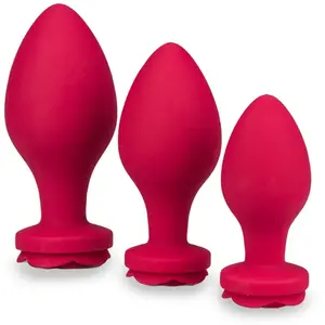 LOVE AND VIBES Lot de 3 plugs en silicone Forever
