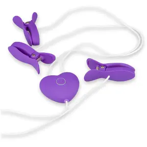 LOVE AND VIBES Pinces à tétons et clitoris vibrantes Kim