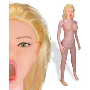 LOVE AND VIBES Poupée gonflable blonde suceuse yeux verts Frida