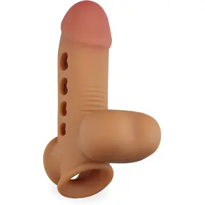 Gaine de pénis gonflable avec anneau testiculaire Juan - Cockring peni...
