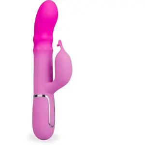 LOVE AND VIBES Vibromasseur rabbit billes rotatives et va-et-vient Begonia