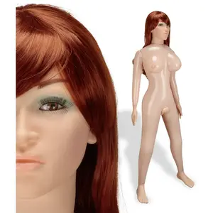 Poupée gonflable premium rousse yeux marron Miranda pas cher