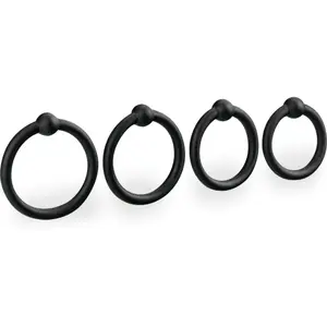 Set de 4 anneaux en silicone avec boule pas cher