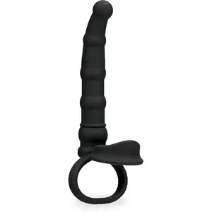 Double anneau cockring avec plug pour double pénétration RideOn