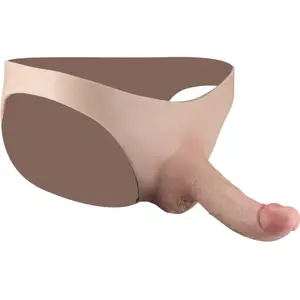Gode ceinture creux seconde peau pénis courbé Jayden