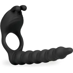 Anneau vibrant double pénétration Eternal - Cockring penien pour homme...