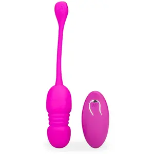 Oeuf vibrant et va-et-vient télécommandé Speechless Vibromasseur à dis...
