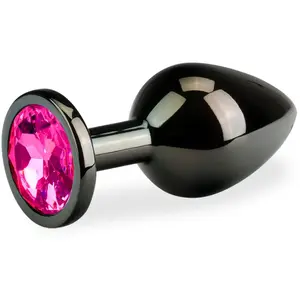 LOVE AND VIBES Bijou anal rosebud gun metal M 88g - 6 colorisVendu parlove-and-vibes