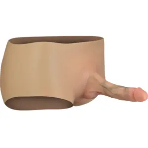LOVE AND VIBES Culotte faux pénis en silicone 14,5cm Isaac