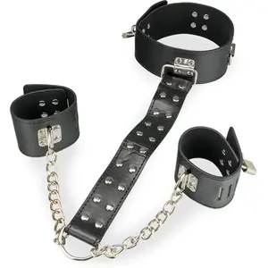 Contrainte BDSM cou et poignets Under Arrest pas cher