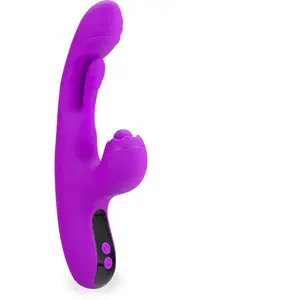 Vibromasseur rabbit flapping et percussions Flutter Kiss pas cher