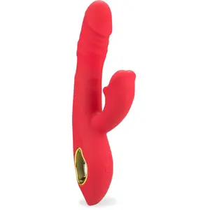 Vibromasseur rabbit va-et-vient et langue Pleasure Rush pas cher