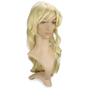 LOVE AND VIBES Perruque cheveux blonds longs et bouclésVendu parlove-and-vibes