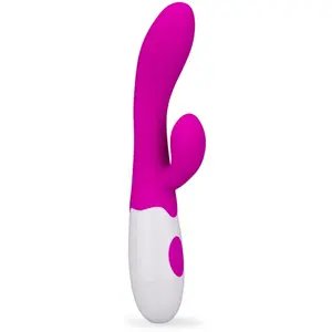 LOVE AND VIBES Vibromasseur rabbit silicone 30 vitesses pas cher