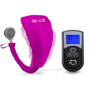 Culotte string vibrant télécommandé Vibromasseur femme et couple - Rose