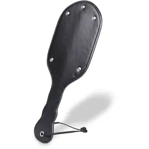 LOVE AND VIBES Cravache cuir noir de soumission