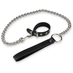 Laisse Cuir BDSM Pour Pénis
