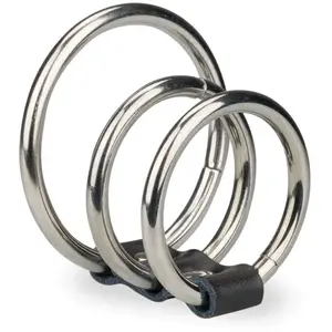 LOVE AND VIBES Triple anneau cockring métal