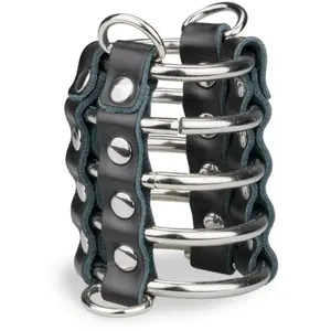 LOVE AND VIBES Cage de chasteté cuir pour pénis