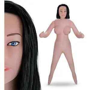 LOVE AND VIBES Poupée gonflable brune réaliste vibrante visage 3D