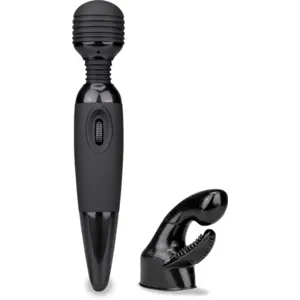 Vibromasseur Fantasy Wand black 2 embouts pas cher