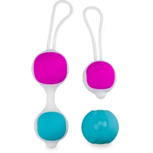 LOVE AND VIBES Boules de geisha silicone 2-en-1
