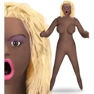 LOVE AND VIBES Poupée gonflable sexuelle fellation blonde Anaïs