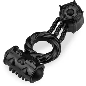 Anneau pénis ring vibrant double stimulation - Cockring penien pour ho...