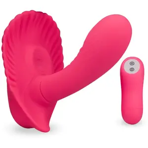 Culotte gode coquillage vibrant télécommandée Vibromasseur pour femme ... pas cher