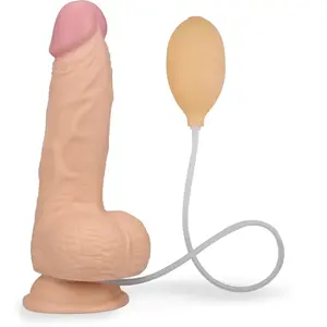 Gode godemichet réaliste éjaculateur courbé à ventouse gode vaginal ou... pas cher