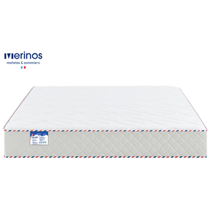 Matelas Ressorts + mémoire de forme 140x MERINOS MAMIE CHERRY 2 pas cher