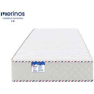 Matelas Ressorts + mémoire de forme 90x1 MERINOS MAMIE CHERRY 2 pas cher