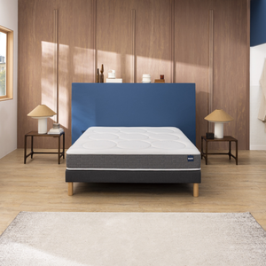 Ensemble bultex comforting + sommier power + pieds 180x200 mousse pas cher