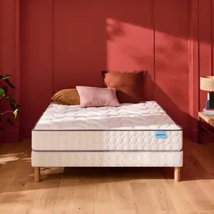 Ensemble Merinos Cosy Lit - 580 Ressorts ensachés + Sommier Confort Fe... pas cher