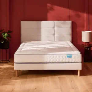 Ensemble Merinos Full Bed - 651 Ressorts ensachés + Sommier Confort Fe... pas cher