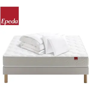 EPEDA Matelas + sommier Ressorts 140x190 cm SPLENDIDE+ pas cher