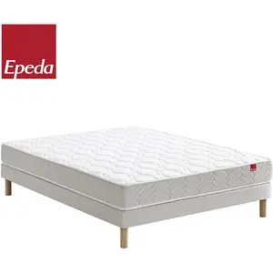 Matelas + sommier Ressorts 140x190 cm EPEDA SPLENDIDE pas cher