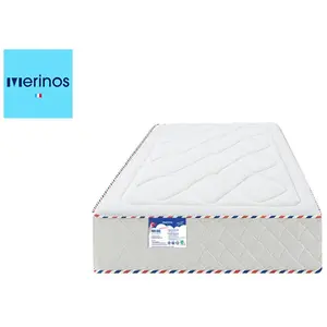 MERINOS Matelas Ressorts ensachés + latex 80x190 pas cher