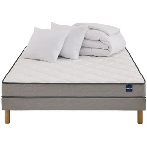 BULTEX Matelas + sommier Mousse 140x190 cm pas cher