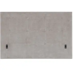 BULTEX Tete de lit 105 cm gris pas cher