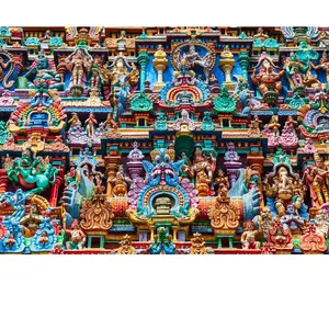 Alipson Puzzle Décor de Temple Hindou - Inde pas cher