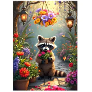 Alipson Puzzle Le Jardin Secret du Raton Laveur pas cher